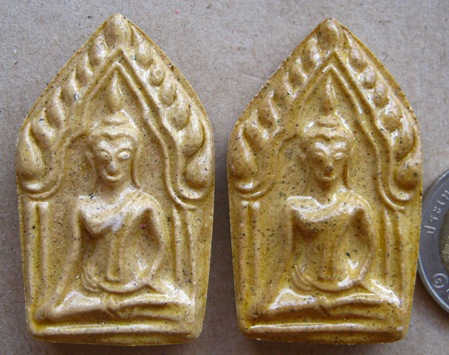 2องค์ พระขุนแผนผงกุมารทอง ผงพรายกำเนิด(เก่ง เฮง)วัดเตาเหล็ก อ.พนมสารคาม ฉะเชิงเทรา ปี2552พร้อมกล่อง