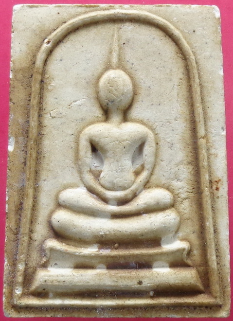 พระสมเด็จหลวงปู่จันทร์ ฐานสามชั้น เนื้อผงสีขาว สวยครับ