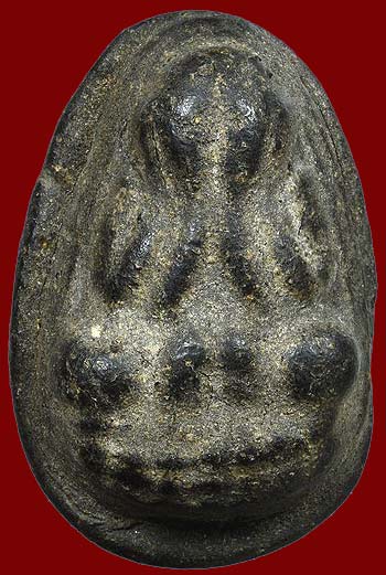 *พระปิดตา หลวงพ่ออยู่ วัดบางหัวเสือ สมุทรปราการ เนื้อว่านยาคลุกรักจุ่มรัก*