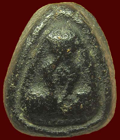 *พระปิดตา ท่านเจ้าจุ้ย วัดสามปลื้ม กทม. ผงคลุกรัก หลังยันต์อัง ปี๒๔๗๕*