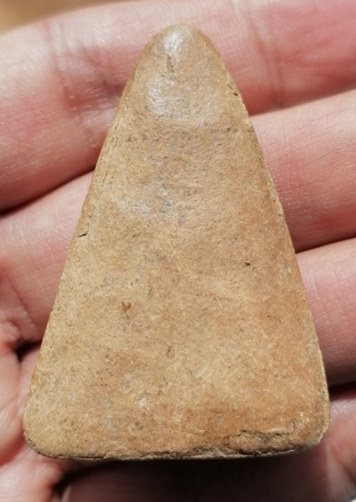 พระกันผี​ พิมพ์ใหญ่​ เนื้อดิน หลวงพ่อกวย​ ชุตินธโร​ วัดโฆษิตาราม​ ยุคต้น​ เคาะเดียว    