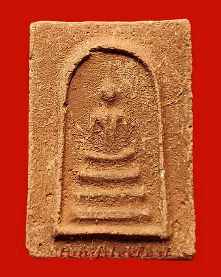 พระสมเด็จเนื้อดินเผา หลวงปู่ดี วัดเทวสังฆาราม(วัดเหนือ) จ.กาญจนบุรี ปี 2481 หายาก สวยมากค่ะ