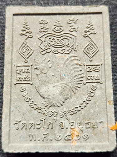 วัดตะโก จ.อยุธยา พระผงรูปเหมือนหลวงพ่อรวย ปี 2561