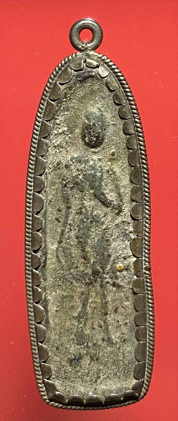 พระลีลาชินเขียว 2 หน้า ศิลป์สุพรรณ  ติดรางวัลที ่1