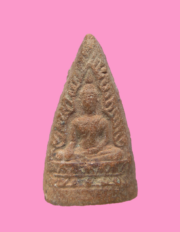 พระพิมพ์พระพุทธชินราช เนื้อดินผสมว่าน หลังอกเลา วัดควนวิเศษ ปี ๐๖ ตรัง(พิธีหลวงปูทวด วัดควนวิเศษ)