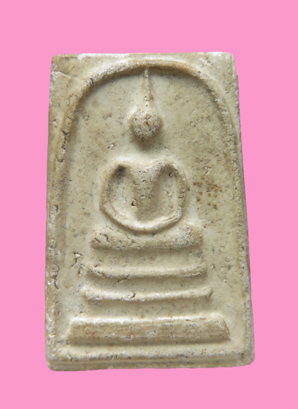 สมเด็จเนื้อผงผสมผงเก่า หลังยันต์แดง