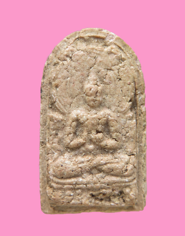 พระพิมพ์ปางปฐมเทศนา หลังยันต์