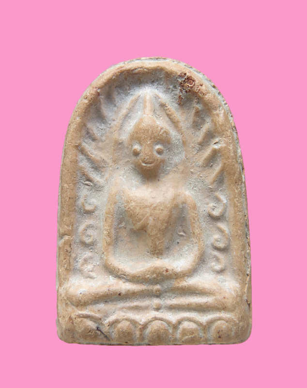 พระซุ้มกอ เนื้อดิน หลังรวย