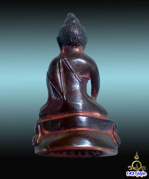 พระกริ่งพุทธนิมิตร เงินมา วัดสุทัศน์ พิธีใหญ่ เนื้อนวโลหะแก่ทองคำ หมายเลข 1230 ปี 2527