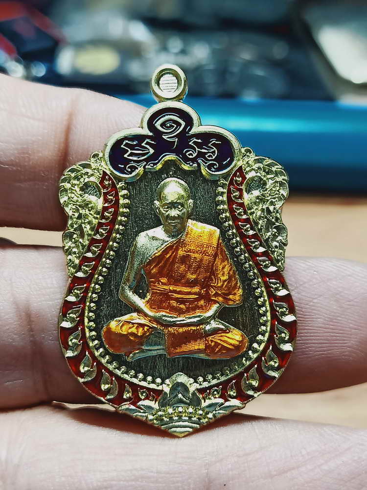 4-150 เหรียญเสมา 5 รอบ หลวงพ่อบญเกิด วัดสามัคคีราษฎ์ จ.นครสวรรค์ 2566 ทท.ลงยา กล่องเดิม
