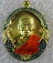 เหรียญไข่ ราชาพยัคฆ์ เสือ2 หลวงพ่อพัฒน์ วัดห้วยด้วน นครสวรรค์ ทองฝาบาตรลงยาขอบน้ำเงิน เลข59014+กล่อง