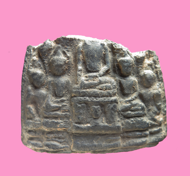 พระแผง เนื้อดินดำ ยังไม่ทราบวัด