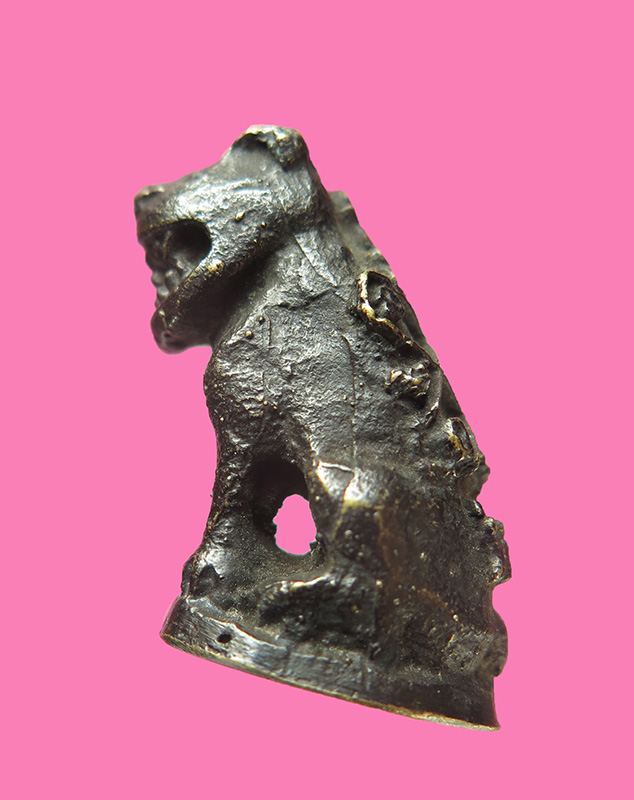 รูปหล่อเสือ วัดอ่างศิลา มีจาร