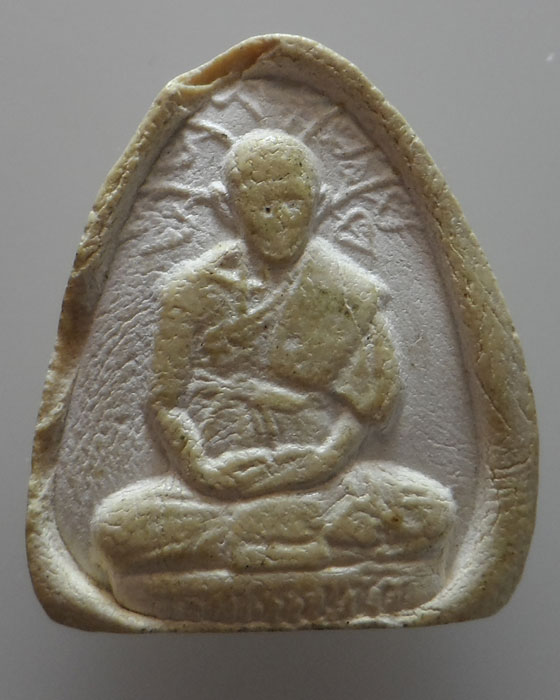 พระปิดตา หลัง รูปเหมือนครูบาธรรมชัย วัดทุ่งหลวง จ.เชียงใหม่