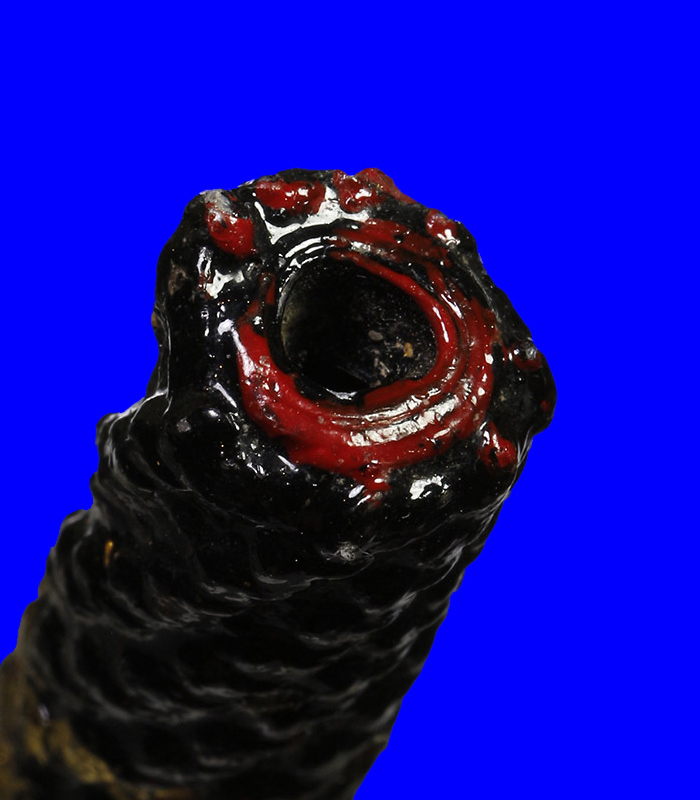 ตะกรุดดำ(มหาอำนาจ/คงกระพันชาตรี) หลวงพ่อจำลอง วัดเจดีย์แดง จ.อยุธยา