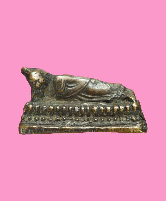 รูปหล่อ ปางไสยาสน์ หลวงปู่ใน วัดเสด็จ สมุทรสงคราม