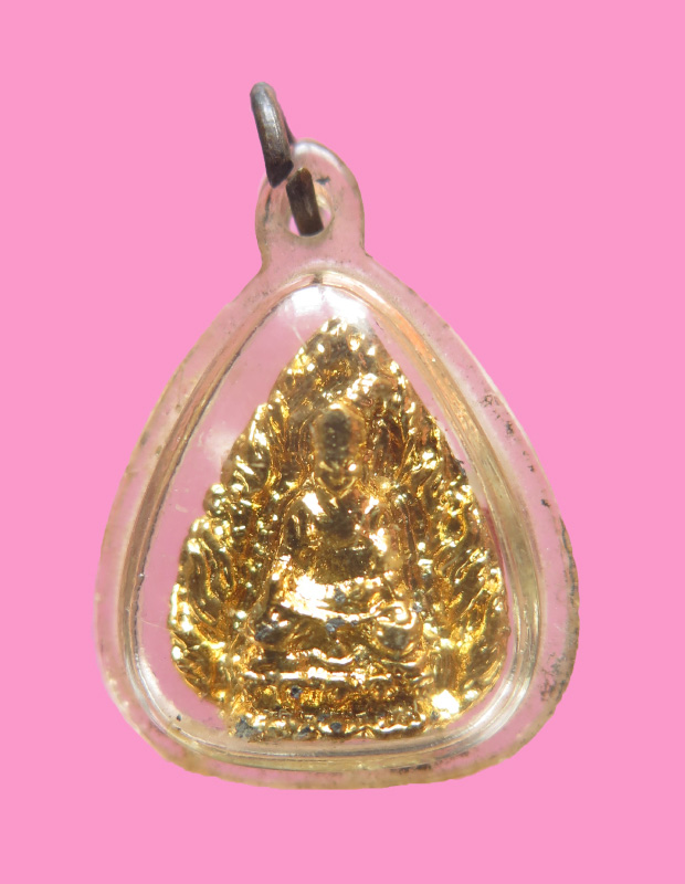 รูปหล่อใบโพธิ์ ไต่ฮงกง มูลนิธิปอเต็กตึ้ง  ปี 14 เลี่ยมเดิมจากวัด