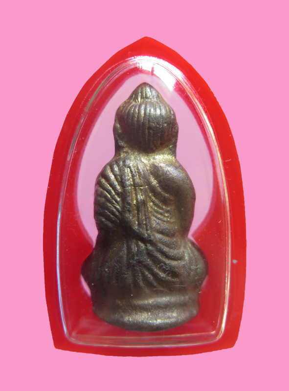 พระกริ่งหล่อโบราณยุคแรก(กริ่งดีดน้ำมนต์) หลวงพ่อขอม วัดไผ่โรงวัว สุพรรณบุรี ปี 2497