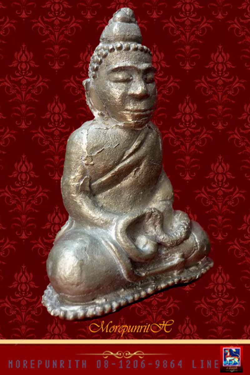 พระชัยวัฒน์(ย้อนยุค) หล่อโบราณ หลวงพ่อสุด ติทิโส วัดหนองหวาย จ.สุราษฎร์ธานี  