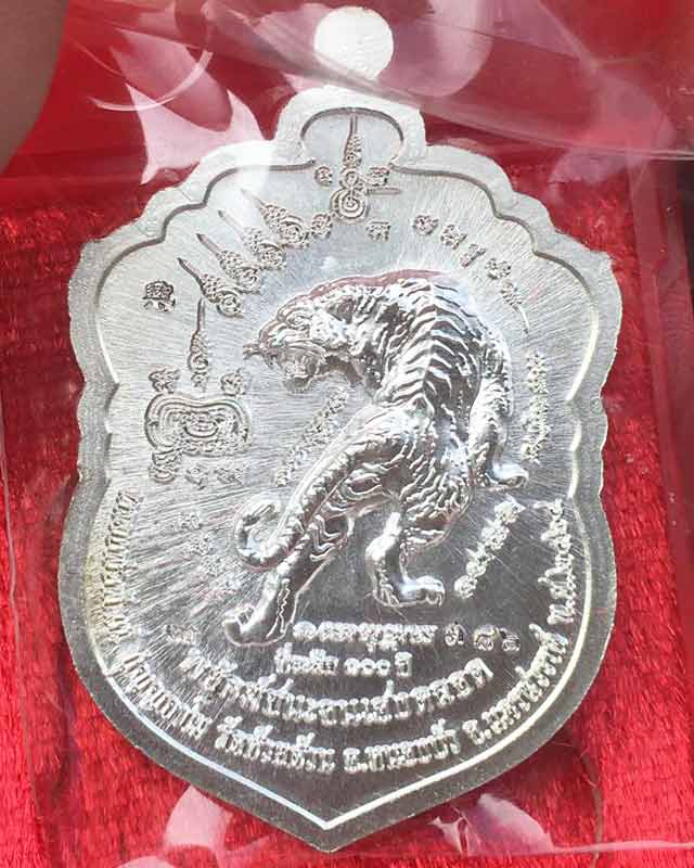 หลวงพ่อพัฒน์ ปุญฺญกาโม วัดห้วยด้วน จ.นครสวรรค์ รุ่น พยัคฆ์ชนะจน เฮงตลอด เสื่อ 3