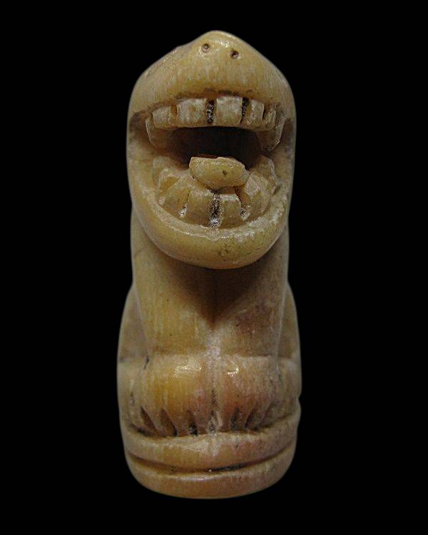 กระดูกเสือแกะ เสือหลวงพ่อเรือน วัดคลองด่าน (บางเหี้ย) จ.สมุทรปราการ