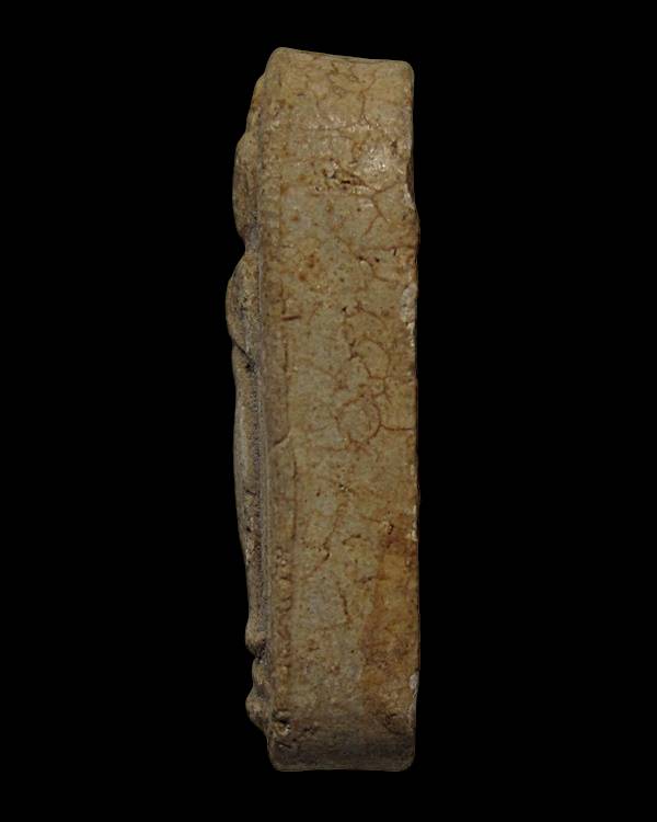 พระลีลาทุ่งเศรษฐีหลังยันต์ หลวงพ่อแพ วัดพิกุลทอง จ.สิงห์บุรี ปี 2511 เนื้อผงเกสร