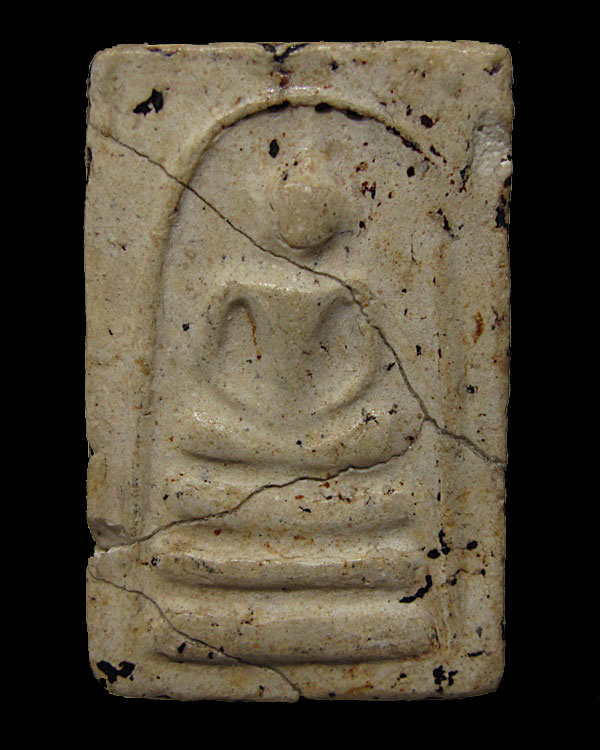 พระสมเด็จบางขุนพรหม พิมพ์อกครุฑ กรุเก่า วัดใหม่อมตรส กทม.