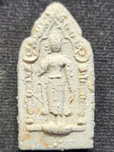 วัดนครชื่นชุ่ม นครปฐม พระผงพิมพ์พระร่วงโรจนฤทธิ์ หลังยันต์  ปี ๒๕๐๙