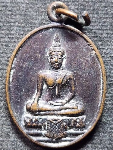 วัดพนัญเชิง กรุงเก่า จังหวัดพระนครศรีอยุธยา เหรียญพระทองคำ รุ่นมหาเศรษฐี 2540