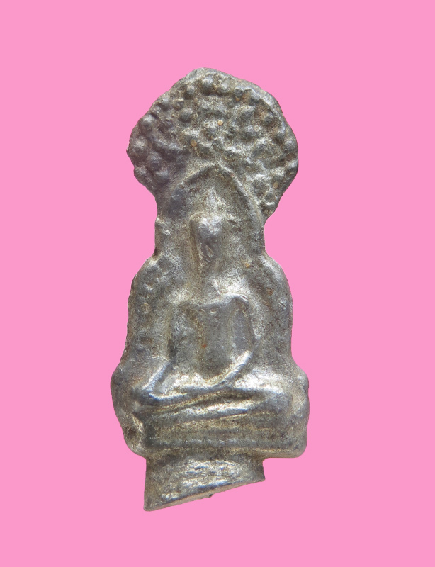 พระซุ้มร่มโพธิ์ เนื้อชินเงิน กรุวัดราชบูรณะ อยุธยา