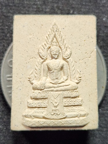 วัดมารวิชัย จ.อยุธยา  พระผงพระพุทธชินราชหลังรูปเหมือนหลวงพ่อมี ปี 2540