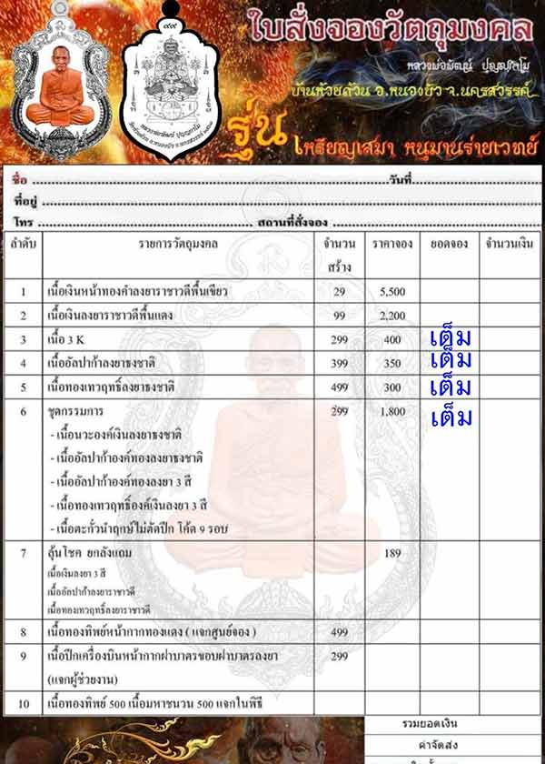 หลวงพ่อพัฒน์ ปุญฺญกาโม วัดห้วยด้วน จ.นครสวรรค์ รุ่น หนุมานร่ายเวทย์