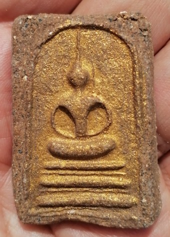 พระสมเด็จทรายเสก​ พิมพ์ใหญ่​ หลวงพ่อกวย วัดโฆสิตาราม จ.ชัยนาท​ หายาก​ ยุคต้น​​ เคาะเดียว(4)   