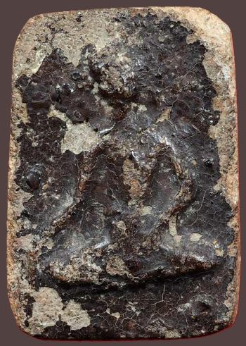 *ปางปาฏิหาริย์ตัดเดี่ยว กรุวัดกระชาย(วัดเจ้าชาย) อยุธยา เนื้อดินเผา*