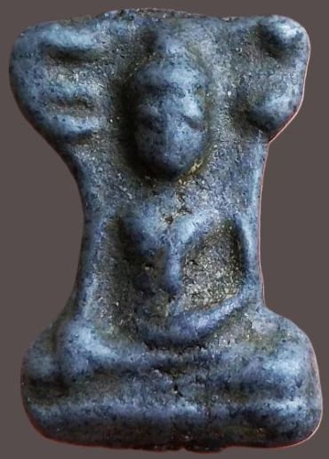 *พระมเหศวร สุพรรณบุรี พิมพ์ใหญ่ เนื้อชินเขียว*