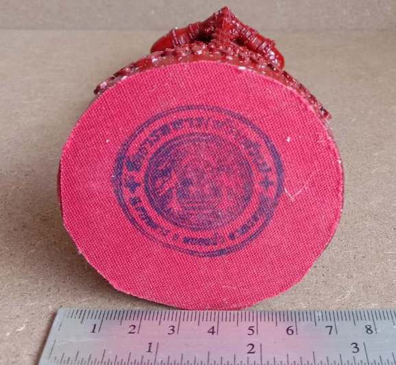 ท้าวเวสสุวรรณ หลวงพ่อพัฒน์ ปุญญกาโม วัดห้วยด้วน จ.นครสวรรค์ ขนาดบูชาสุง 8 นิ้ว สีปัดสีน้ำหมาก เลข249