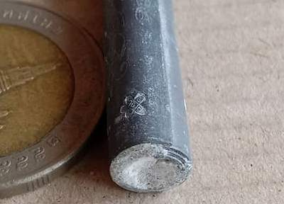 ตะกรุด อุดผงพรายกุมารคลุกรักชันโรง พิธีในโบสถ์วัดละหารไร่ หลวงปู่บัว หลวงปู่คำบุ ปลุกเสกปี2554 คร