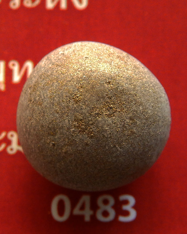 5.ลูกอมมหาปราบ ผงพรายกุมาร หลวงปู่ทิม วัดละหารไร่ พ.ศ. 2557 + ใบแนบ “กองบังคับการปราบปราม” จัดสร้าง