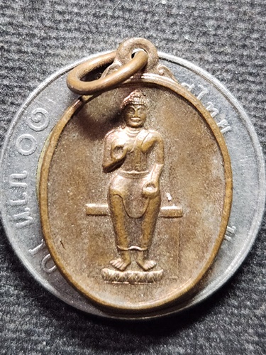 วัดพนัญเชิงวรวิหาร พระนครศรีอยุธยา เหรียญหลวงพ่อประทานพร ปี 2542