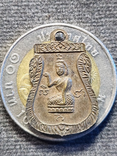วัดหน้าต่างนอก อยุธยา เหรียญพระชินราชหลังนางกวัก หลวงพ่อจง  ปี 2500 