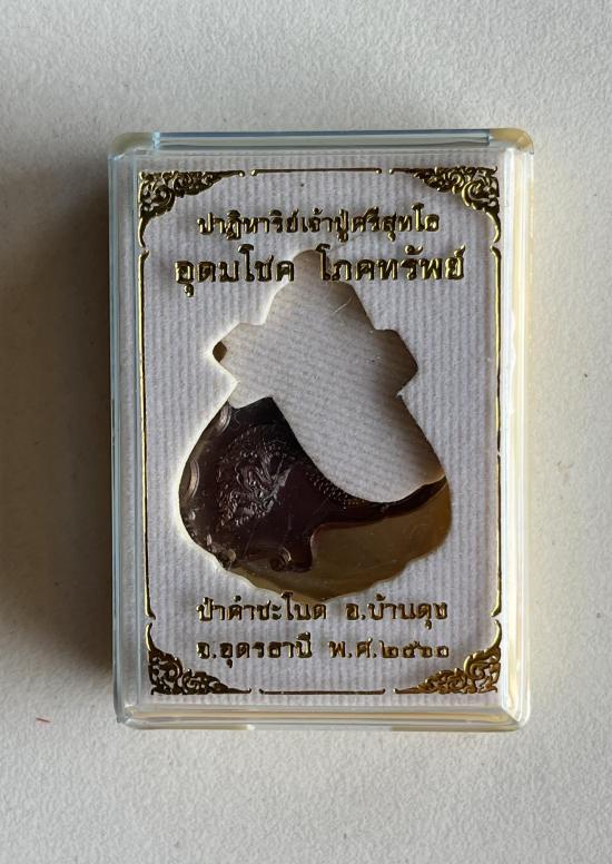 เหรียญปาฏิหาริย์เจ้าปู่ศรีสุทโธ รุ่น อุดมโขค โภคทรัพย์ ป่าคำชะโนด อำเภอบ้านดุง จ.อุดรธานี ปี 2560 หล