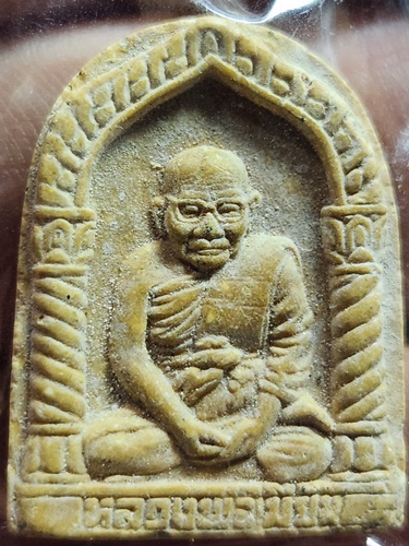 วัดโพธิ์กบเจา อยุธยา พระผงรูปเหมือนหลวงพ่อเมี้ยน เสาร์5 ปี40