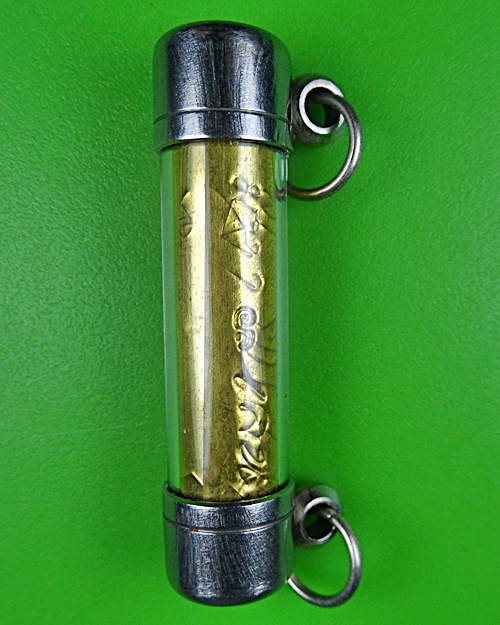 ตะกรุดมหาเสน่ห์นางครวญหลวงปู่สิงห์ วัดบ้านขี้เหล็ก ศรีสะเกษ .B829.