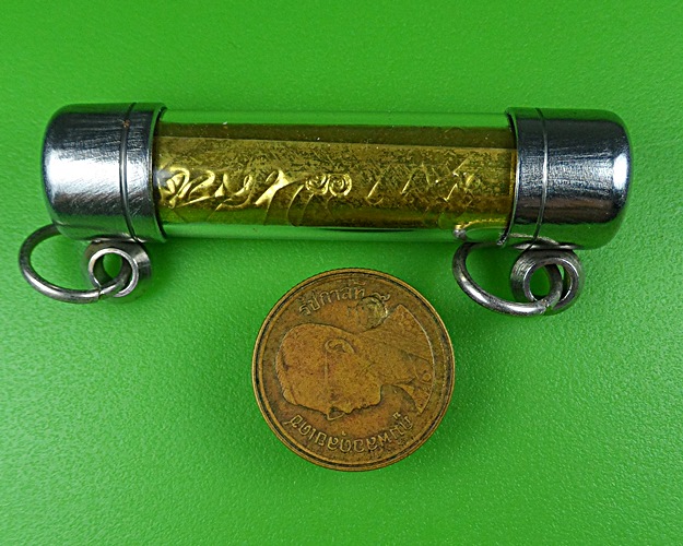 ตะกรุดมหาเสน่ห์นางครวญหลวงปู่สิงห์ วัดบ้านขี้เหล็ก ศรีสะเกษ .B829.