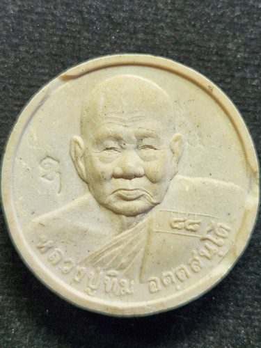 วัดพระขาว อยุธยา พระผงหลวงปู่ทิม หลัง ปลาตะเพียนคู่  ปี2544