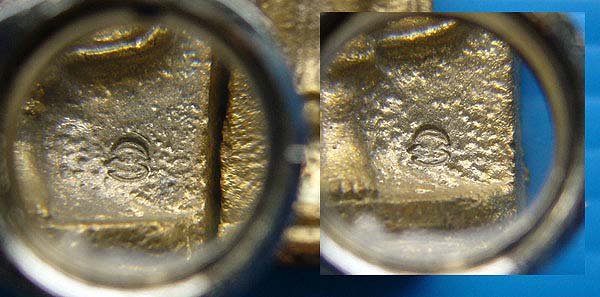 พระร่วงชนะศึก เนื้อโลหะผสม เสาร์ห้า วัดแจ้งนอก หลวงพ่อคูณปลูกเสก 2 องค์ ชุดที่ 1