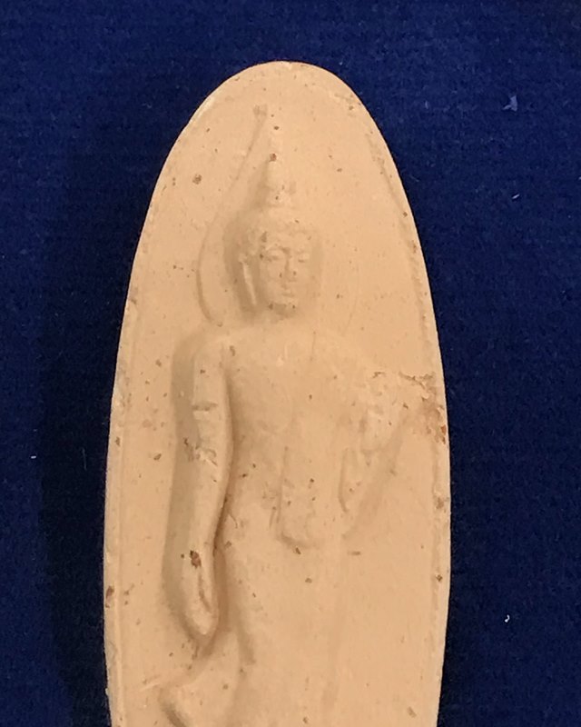 พระเครื่อง 25 พุทธศตวรรษ / พระพุทธ 25 ศตวรรษ / พระลีลา เนื้อดิน พ.ศ. 2500 พร้อมกล่องเดิม...5