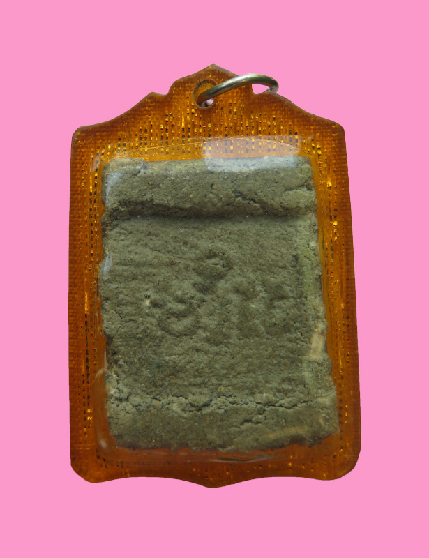 พระผงผสมว่าน รูปเหมือน หลังยันต์ เลี่ยมสวยๆ