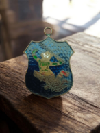 เหรียญหนุมานลงยา