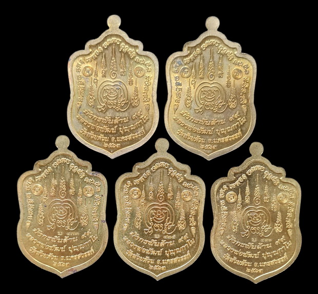 เคาะแรกแดง..พยัคฆ์เจ้าพระยา ๒๕๖๓..ทองทิพย์ลงยา ๕ เหรียญ..ล.พ.พัฒน์ วัดห้วยด้วน จ.นครสวรรค์